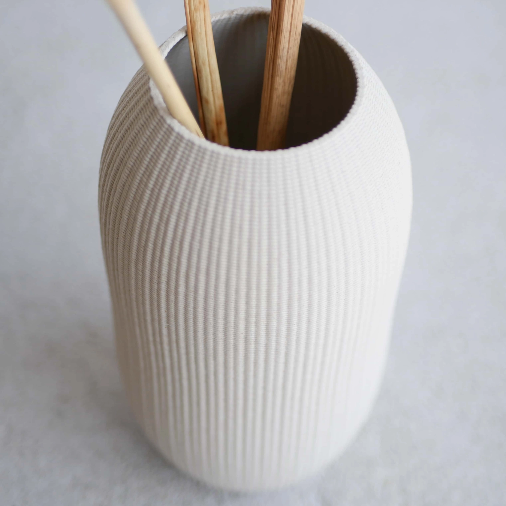 Minimum Design nachhaltige Vase FARO für künstliche Pflanzen
