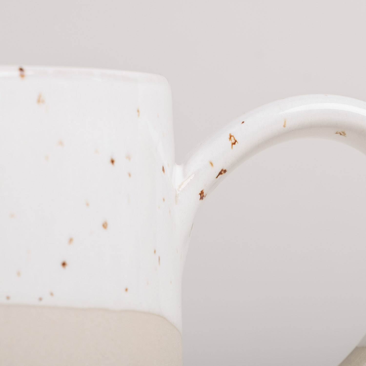 Eulenschnitt große, schöne Teetasse TEA LOVER, Steingut in beige